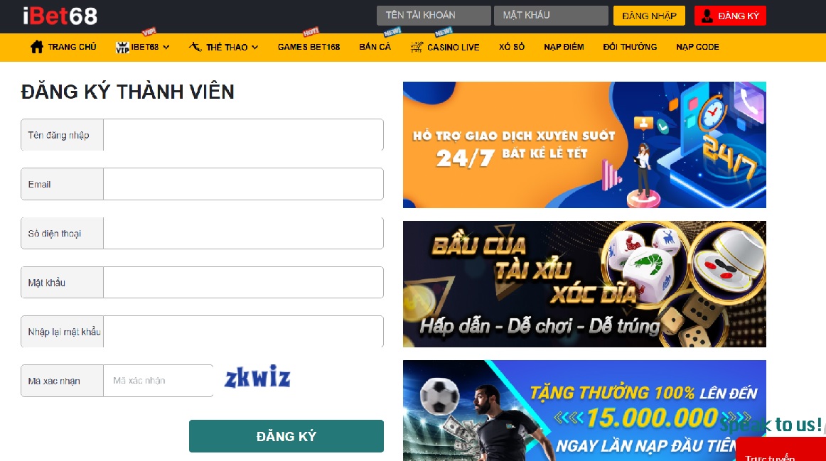 Chương trình khuyến mãi trên Ibet168