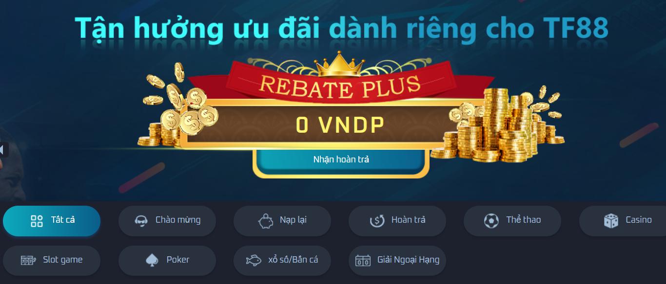 Chương trình khuyến mãi trên TF88