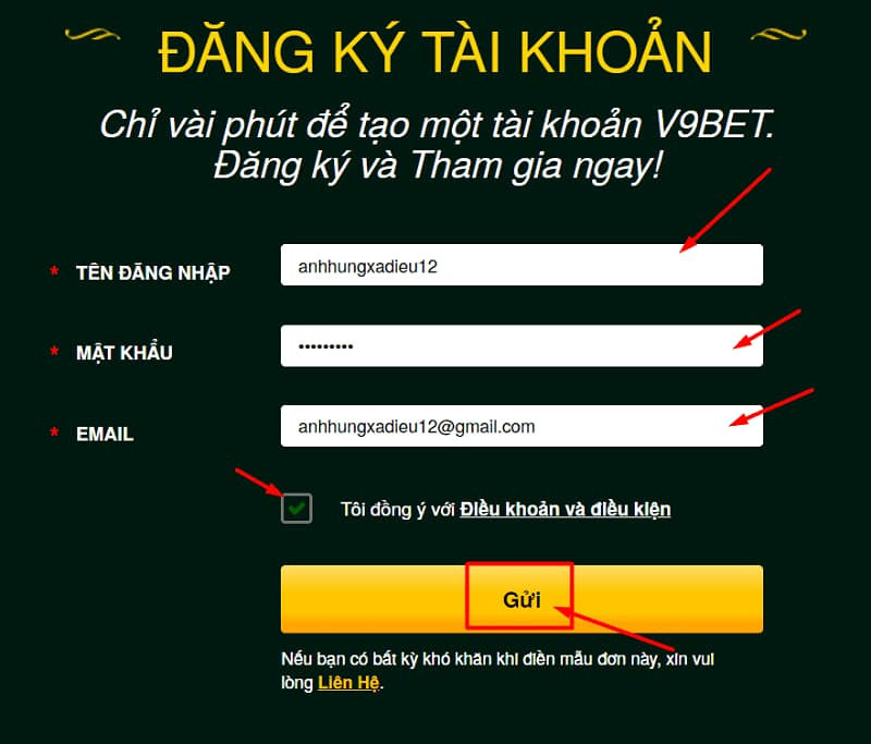 Dịch vụ chăm sóc khách hàng trên V9bet