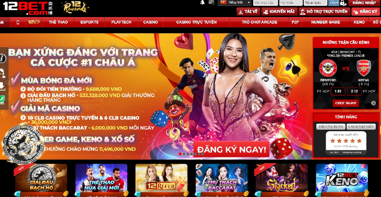 Đôi nét về nhà cái 12bet
