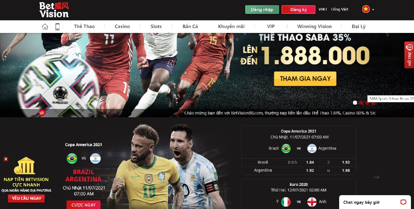 Đôi nét về nhà cái BetVision