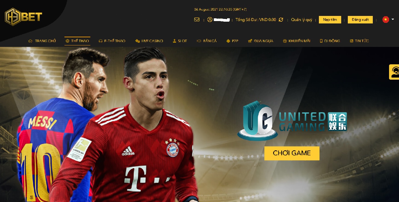 Giao diện và trải nghiệm của H3bet