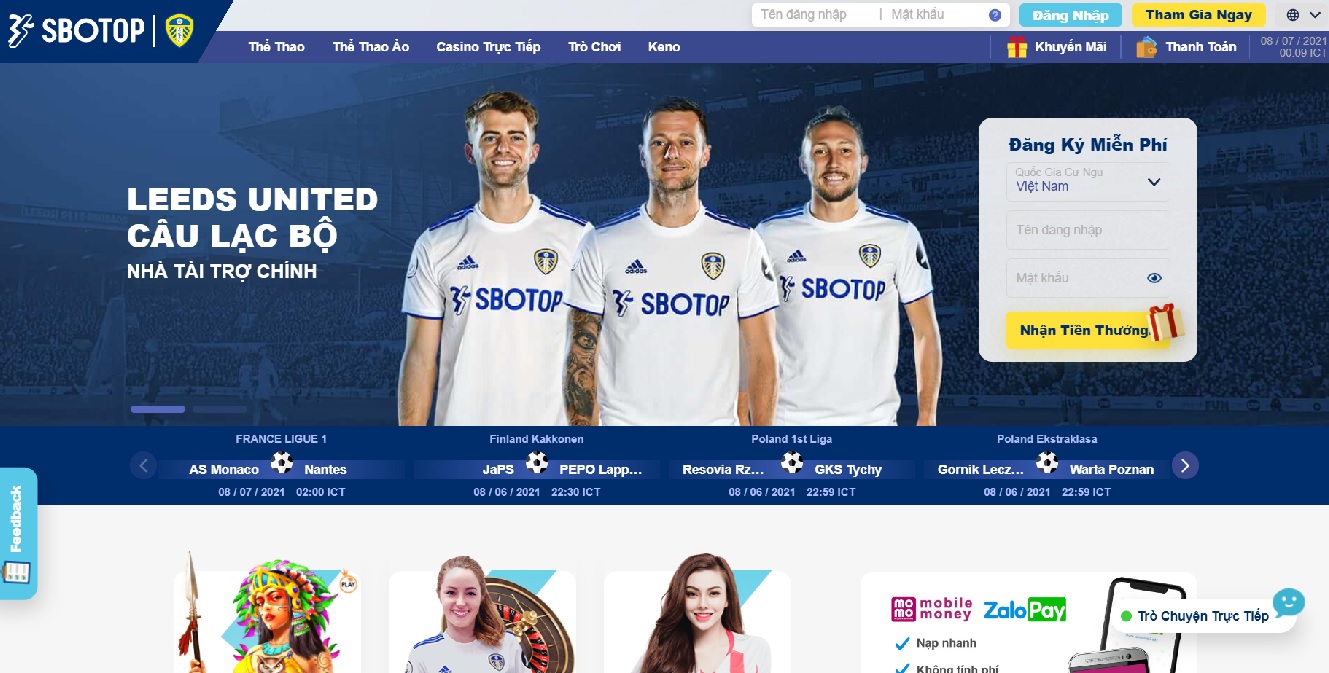 Giới thiệu về nhà cái Sbotop