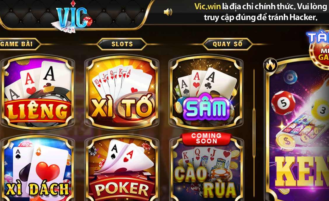 Kho tàng game bài đa dạng