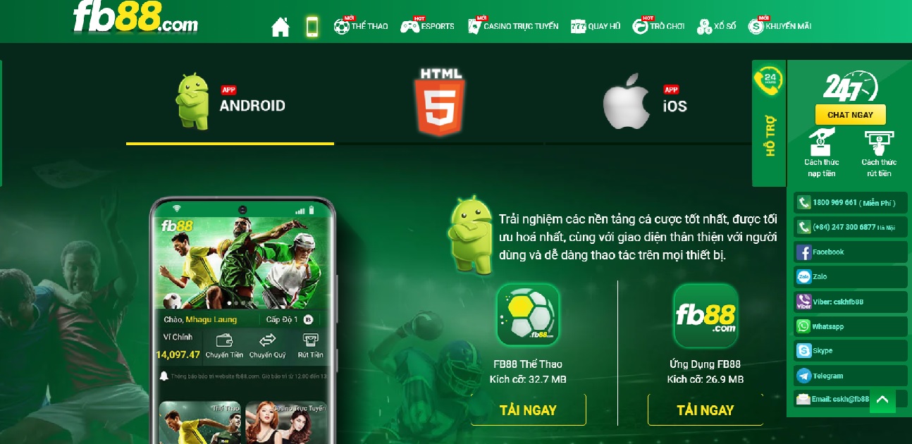 Khuyến mãi tại Fb88you cực khủng cho Thể thao và Casino