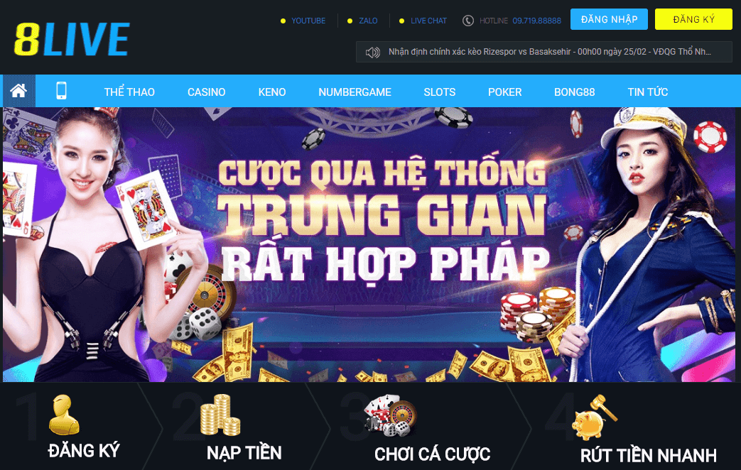Link vào 8live mới nhất