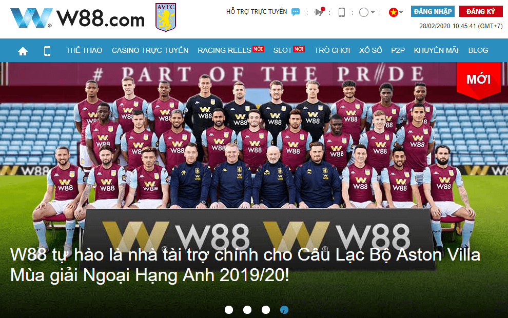 W88 - nhà cái tên tuổi tầm cỡ
